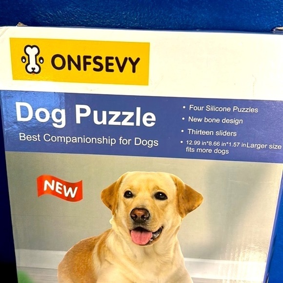 New in Box ONFSEVY Adjustable Dog Puzzle Skill Level 2 - Picture 2 of 5